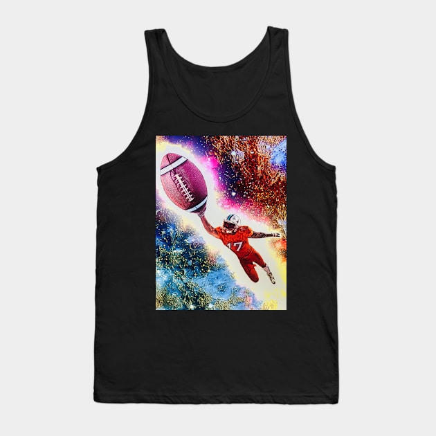 American football universe Tank Top by UMF - Fwo Faces Frog